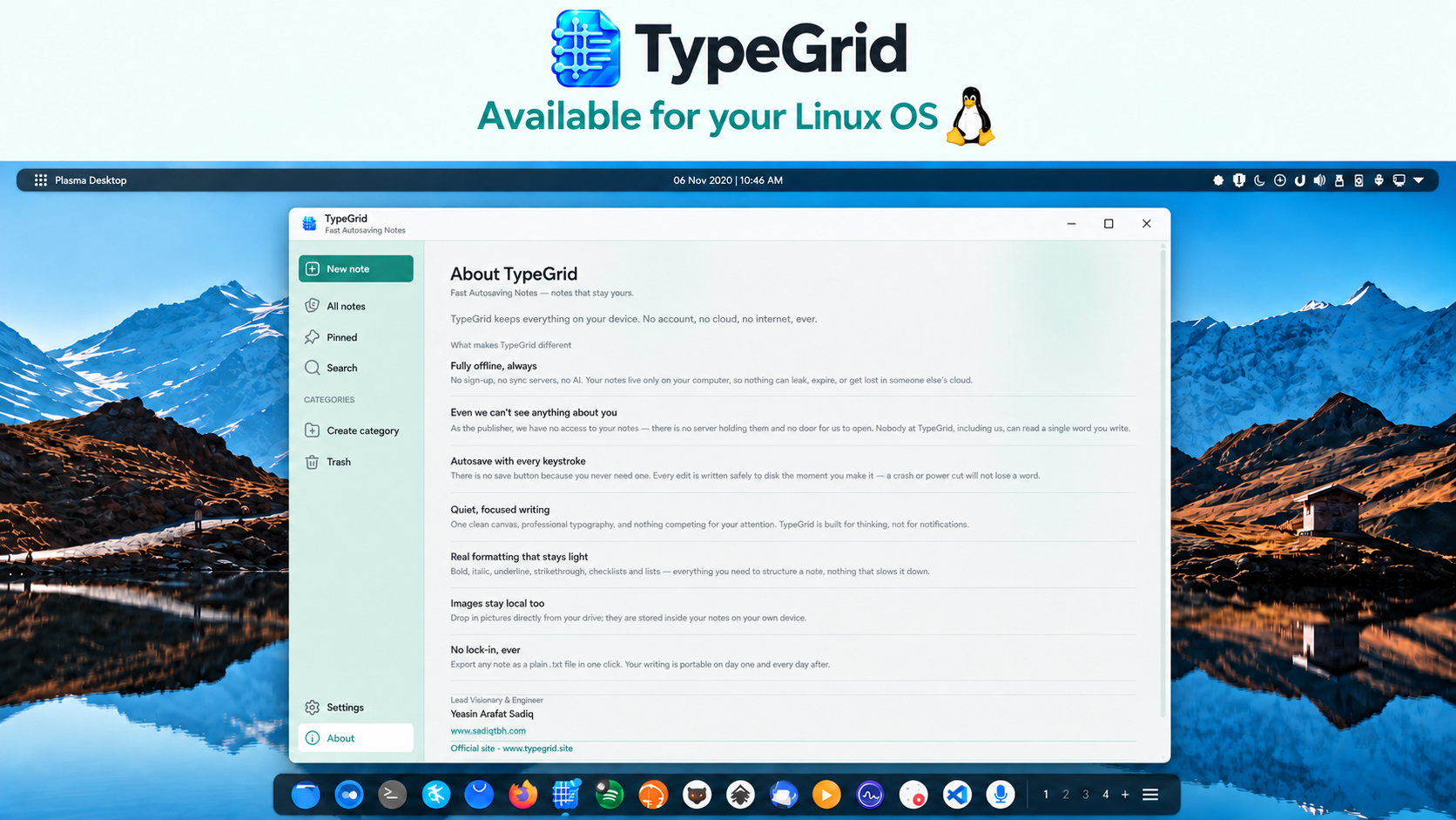 TypeGrid Available for your Linux OS